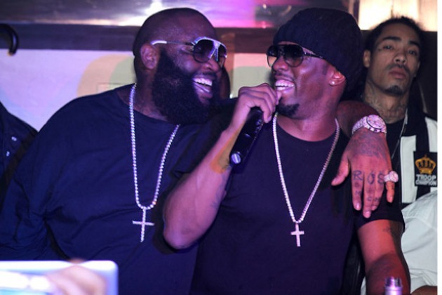 "Diddy And Rick Ross Visit Pink Elephant In New York City"