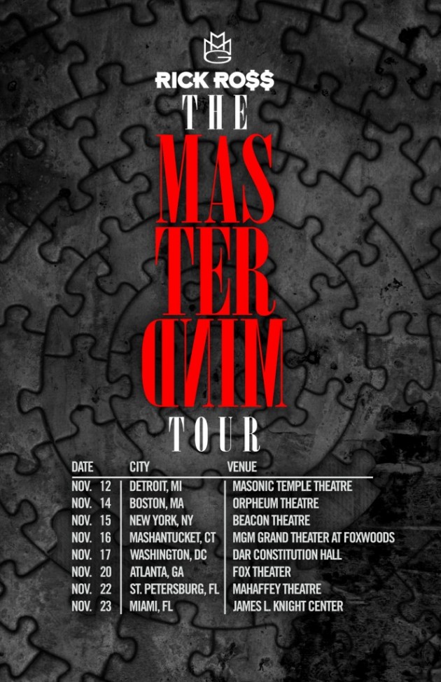 mastermind tour flyer