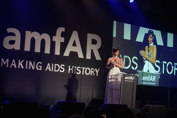 rihanna amfar