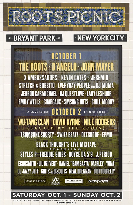 roots picnic flyer nyc