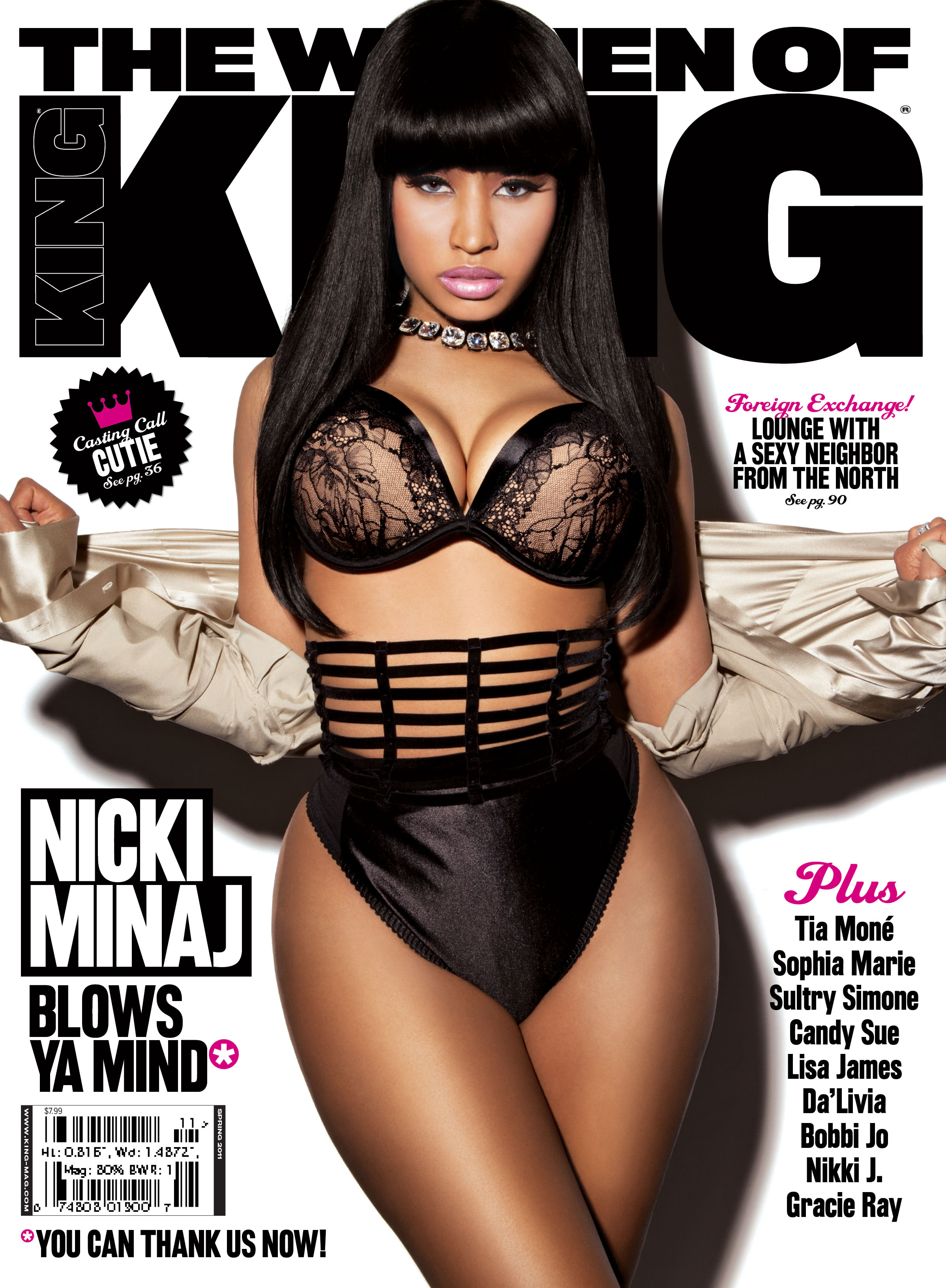 Good Vibes Porn Nicki Minaj - Nicki Minaj Covers KING (March/April 2011) - Rap Radar