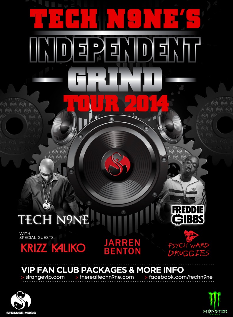 Tech N9ne x Freddie Gibbs Indie Grind Tour Dates Rap Radar