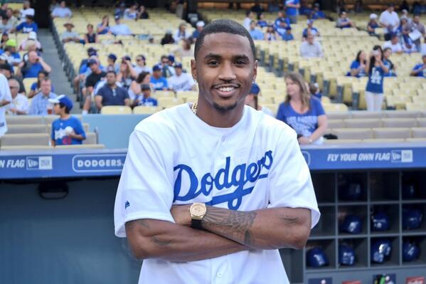 Saweetie Throws The First Pitch At The Dodgers Game