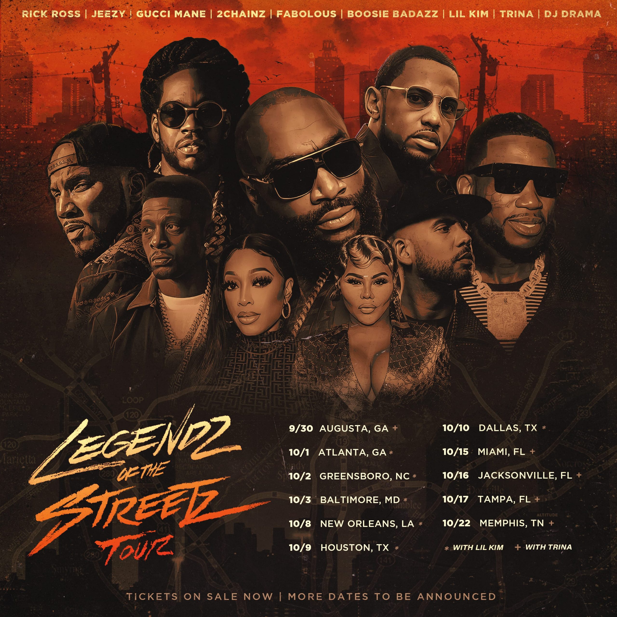 Legendz Of The Streetz Tour Dates - Rap Radar