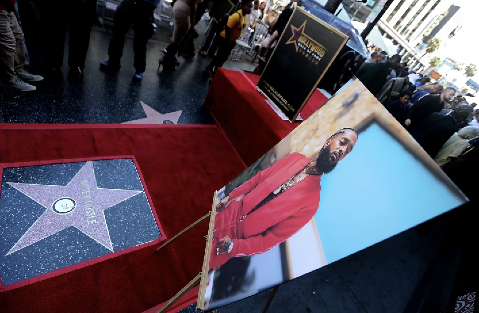 Nipsey Hussle receives star on Hollywood Walk of Fame - CBS Los Angeles